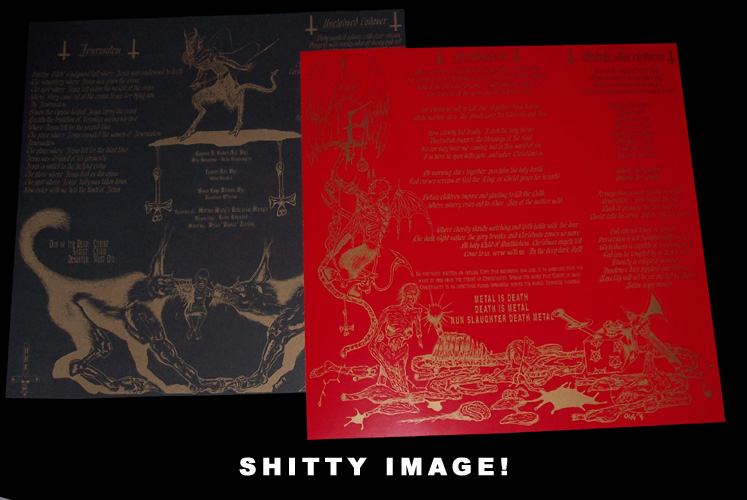 NUN SLAUGHTER 'Christmassacre'  *RED INSERT*